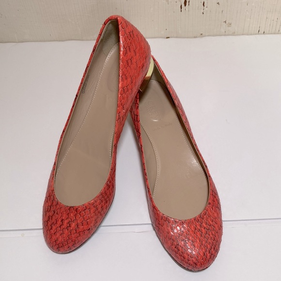 🍄 J.Crew Collection Janey Snakeskin Leather Flats - Picture 12 of 12